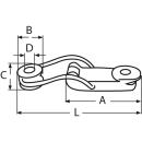 Spannverschluss Edelstahl A4 94mm