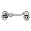 Kabinenhaken mit 2 Gegenplatten Edelstahl A4 102mm 1...