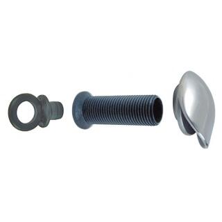 Wasserauslass mit Edelstahlkappe Edelstahl A4/Nylon