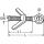 Augbolzen mit Flügelmutter Edelstahl A4