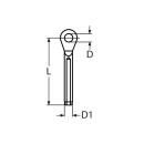 Augterminal Edelstahl A4 10mm 1 Stück