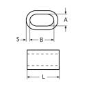 Pressklemme Kupfer Cu 4mm 100 Stück
