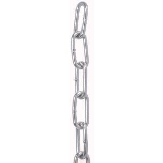 Rundstahlkette langglied, gemäß DIN 5685-C Edelstahl A2 2mm 100 Meter