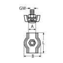 Simplex Drahtseilklemme Edelstahl A4 2mm 20 Stück