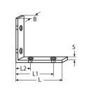 Winkel Edelstahl A2 31x12mm 10 Stück