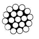 Edelstahldrahtseil hart/steif 1x19 Edelstahl A4 4mm 250 Meter