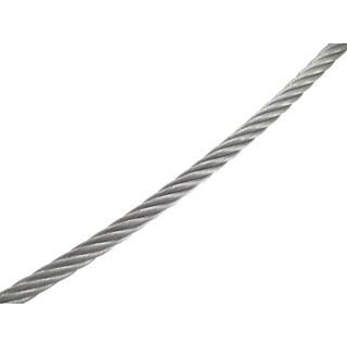 Edelstahldrahtseil mittelweich 7x7 Edelstahl A4 2mm 100 Meter