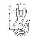 Kettenfanghaken Edelstahl A4