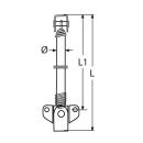 Lukenfederhalter Edelstahl A2