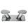 Hornpoller / Knopfklampe Edelstahl A4 160mm M10 1 Stück
