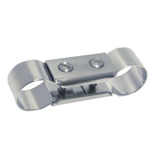 Haltegriffverbinder, Doppelschelle Edelstahl A2 für Rohr 25mm 1 Stück