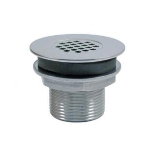 Wasserablauf mit Gewinde Edelstahl A4 1 Zoll 1 Stück