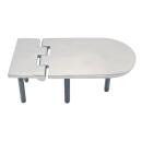 Scharnier mit Gewinde Edelstahl A4 127x65mm, M6x45mm 2...