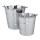 Eimer, hochglanzpoliert Edelstahl A2 6L 1 Stück