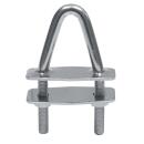 Triangel-Bolzen mit 2 Gegenplatten Edelstahl A4 0Grad...