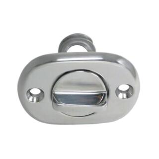 Lenzstopfen, oval Edelstahl A4 64mm 2 Stück