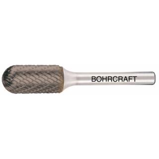 Bohrcraft HM-Frässtift Form C Walzenrund TiALN 10x64mm Schaft 6mm 1 Stück