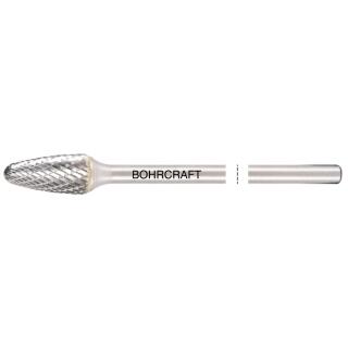 Bohrcraft HM-Frässtift lang Form F Rundbogen 10x170mm 1 Stück
