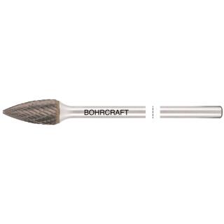 Bohrcraft HM-Frässtift lang Form G Spitzbogen TiALN 10x170mm 1 Stück