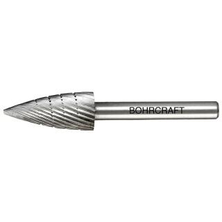 Bohrcraft HSS-Frässtift Form G Spitzbogen m. Spanbrecher 10x60mm 1 Stück
