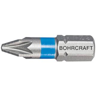 Bohrcraft Bits Pozidriv 1/4Zoll Blau PZ3x25mm 10 Stück