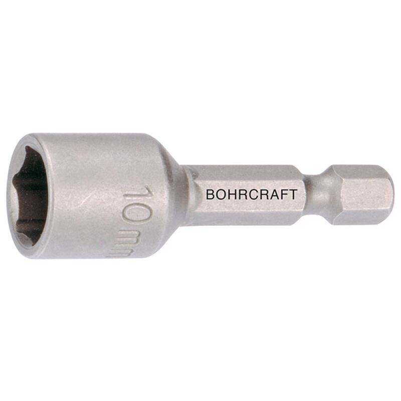 Bohrcraft Steckschlüsseleinsatz-Set Magnetisch, 7-teilig - Passend Für SW 7-13, 1/4 Und 3/8 Zoll