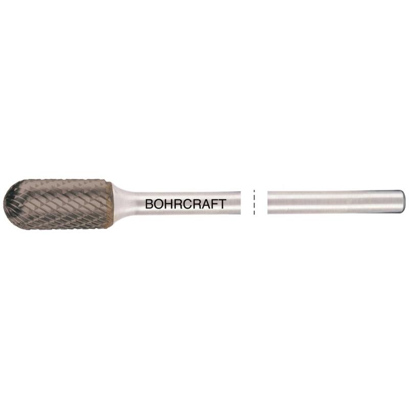 HM-Frässtift Form C Walzenrund 8,0 Mm – Diamant-Verzahnung, In BC Verpackung, Für Metallbearbeitung