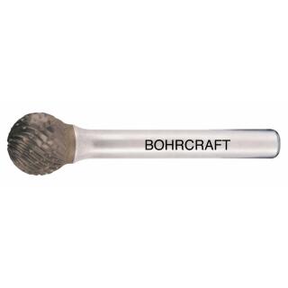 Bohrcraft HM-Frässtift Form D Kugel TiALN Kreuzverzahnung