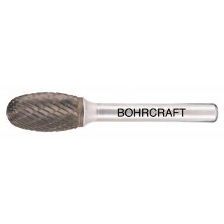 Bohrcraft HM-Frässtift Form E Tropfen TiALN Kreuzverzahnung
