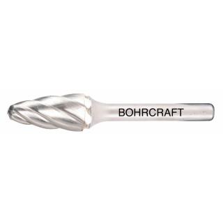 Bohrcraft HM-Frässtift Form F Rundbogen Aluverzahnung