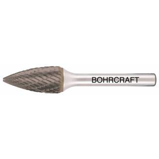 Bohrcraft HM-Frässtift Form G Spitzbogen TiALN Kreuzverzahnung