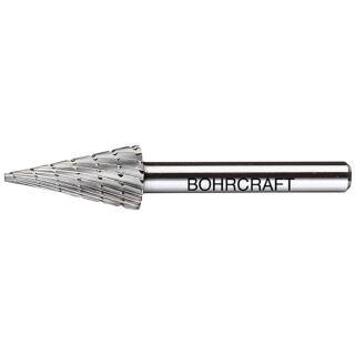 Bohrcraft HSS-Frässtift Form M Spitzkegel mit Spanbrecher