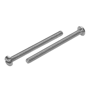 DIN 85 Flachkopfschrauben Schlitz Edelstahl A2 M 3,5x45 500 Stück