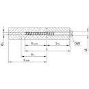 HECO MULTI-MONTI-plus Betonschrauben 12x180 SW-19 Sechskantkopf Stahl verzinkt 25 Stück