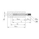 HECO MULTI-MONTI-plus Stockanker 7,5x70 Sechskantkopf SW-10 metrisches Anschlussgewinde Stahl verzinkt 50 Stück