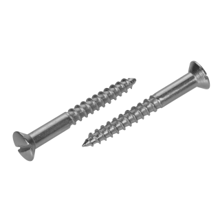 DIN 95 Holzschrauben Linsensenkkopf Schlitz Edelstahl A4 4x35 200 Stück