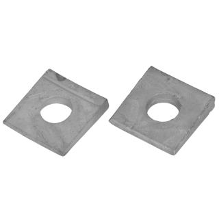 DIN 435 Vierkant-Keilscheiben für I-Träger Stahl Edelstahl A2 9 50 Stück
