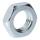 DIN 439 Sechskantmuttern Kl. 4 Form B Linksgewinde verzinkt niedrig mit Fasen BM 10 100 Stück