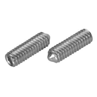 ISO 4027 Gewindestifte Edelstahl A1 mit Spitze Innensechskant M 3x4 500 Stück