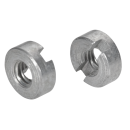 DIN 546 Schlitzmuttern Edelstahl 1.4305 M 10 50 Stück