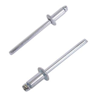 Blindnieten Flachkopf Stahl verzinkt A Dorn offen (nach DIN 7337/ISO 15979) mit Sollbruchdorn 5x50 100 Stück