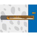 Upat Gewindestangen UKA 3-ASTA Stahl verzinkt mit Mutter und Scheibe ASTA M 10x165 10 Stück