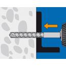 Upat Expressanker MAX Stahl verzinkt mit Spreizclip, Mutter und Scheibe MAX 10/ 50/135 50 Stück