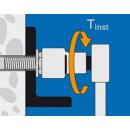 Upat Expressanker MAX Edelstahl A4 mit Spreizclip, Mutter und Scheibe MAX 10/ 50/135 50 Stück