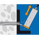 Upat Expressanker IMC-GS Stahl verzinkt inkl. 1 Spreizclip Mutter große Scheibe 12/160/256 GS 10 Stück