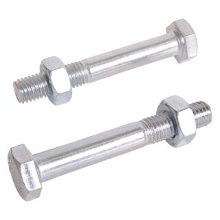 DIN 601 Bauschrauben verzinkt mit Mutter Teilgewinde M 12x40 100 Stück