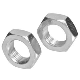 DIN 439 Sechskantmuttern niedrige Form Fein-/Linksgewinde Edelstahl A2 BM 10x1,25 links 100 Stück