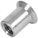 Hülsenmuttern Senkkopf Innensechskant Edelstahl A4 M 4x12 100 Stück