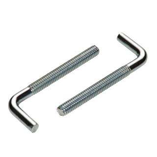 Gerade Schraubhaken Gewinde metrisch Stahl verzinkt M 6x60x14 10 Stck