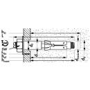 Schwerlastanker mit Gewindebolzen Mungo MSL-B